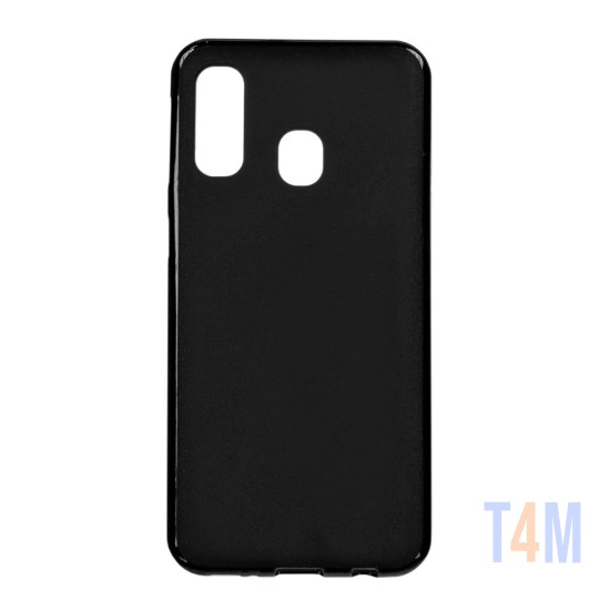 Capa de Silicone Macio para Samsung Galaxy A40 Preto